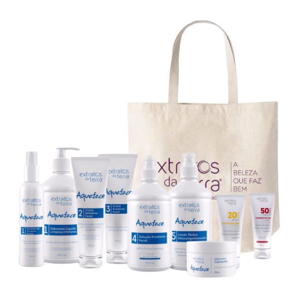 KIT LIMPEZA DE PELE PROFISSIONAL - profunda e superficial com fps 20 e 50